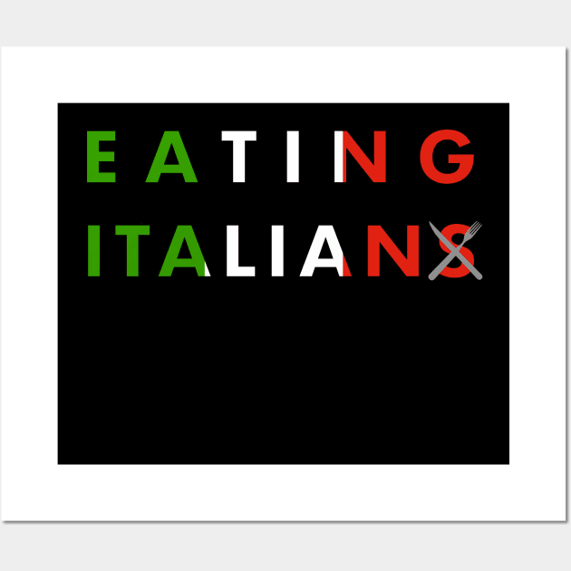 Eating Italian(s) Wall Art by Earl Grey